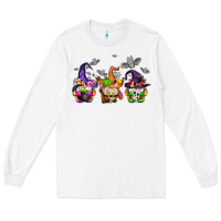 White halloween gnomes Long Sleeve Tee - AdoDesignShop