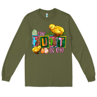 Army Green the hunt is on Long Sleeve Tee - AdoDesignShop