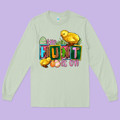 The Hunt Is On Long Sleeve Tee Designed By Adodesignshop