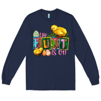 Navy the hunt is on Long Sleeve Tee - AdoDesignShop