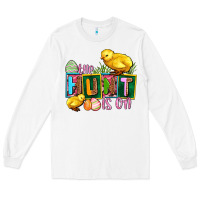 White the hunt is on Long Sleeve Tee - AdoDesignShop