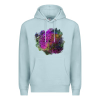 Blue Mist halloween spider web for patches Premium Hoodie - BundleAndBundleShop