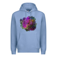 Colony Blue halloween spider web for patches Premium Hoodie - BundleAndBundleShop
