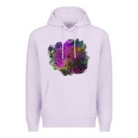 Lilac halloween spider web for patches Premium Hoodie - BundleAndBundleShop