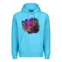 Ocean Blue halloween spider web for patches Premium Hoodie - BundleAndBundleShop