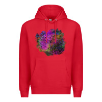Red halloween spider web for patches Premium Hoodie - BundleAndBundleShop