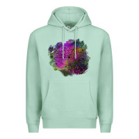 Seafoam halloween spider web for patches Premium Hoodie - BundleAndBundleShop