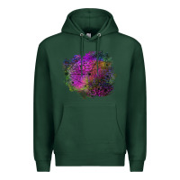 Sports Green halloween spider web for patches Premium Hoodie - BundleAndBundleShop