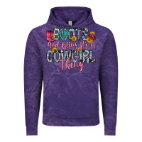 Cloud Purple boots and bling it s a cowgirl thing Vintage Hoodie - Zillion Design Studio