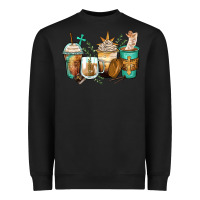 Black jesus coffee cups Heavyweight Sweatshirt - Zillion Design Studio