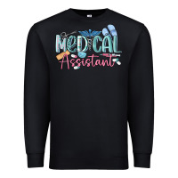 Black medical assistant nurse Premium Sweatshirt - MaliasSmallBusiness