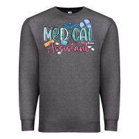 Charcoal Heather medical assistant nurse Premium Sweatshirt - MaliasSmallBusiness