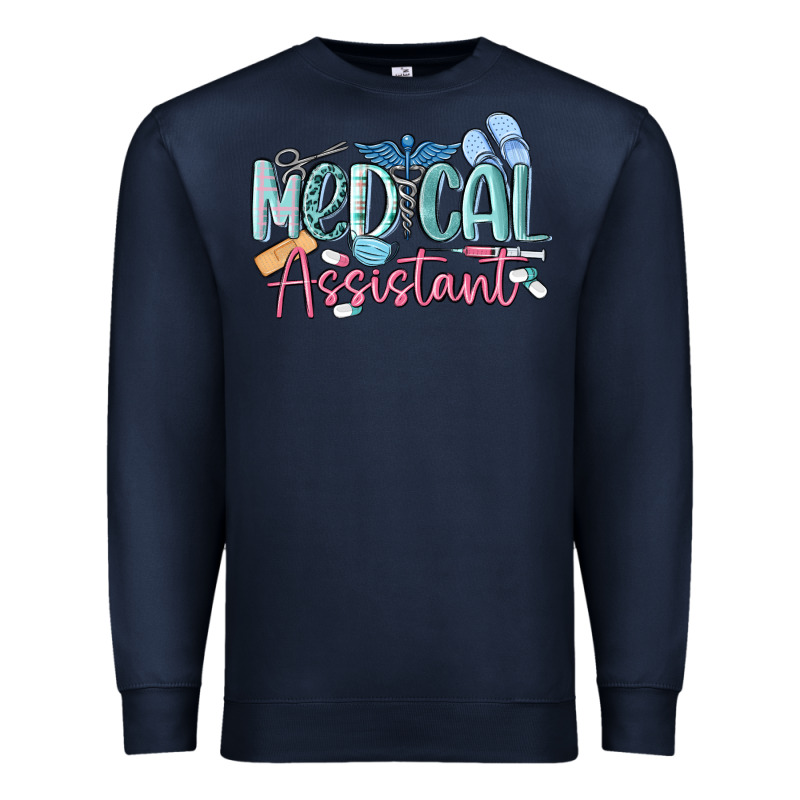 Medical Assistant Nurse Premium Sweatshirt by MaliasSmallBusiness | Teevron