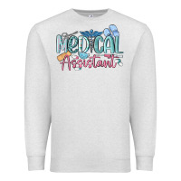 Oatmeal Heather medical assistant nurse Premium Sweatshirt - MaliasSmallBusiness
