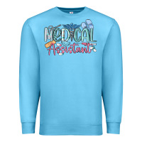 Ocean Blue medical assistant nurse Premium Sweatshirt - MaliasSmallBusiness