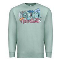 Seafoam medical assistant nurse Premium Sweatshirt - MaliasSmallBusiness