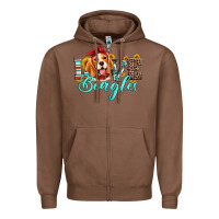 Chestnut love beagles Zipper Hoodie - Artiststas