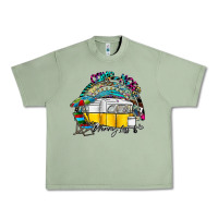 Oil Green camp more worry less Urban Heavy Tee - SublimationCraftShop