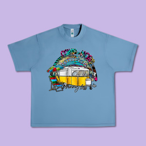 Camp More Worry Less Urban Heavy Tee Designed By Sublimationcraftshop