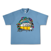 Pebble Blue camp more worry less Urban Heavy Tee - SublimationCraftShop