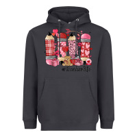 Smoke valentines day teacher life Heavyweight Hoodie - MaliasSmallBusiness
