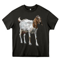 Asphalt Boer Goat Heavy Core Tee - LillyAllenDesigns