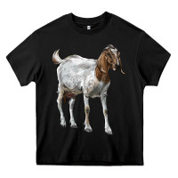 Black Boer Goat Heavy Core Tee - LillyAllenDesigns