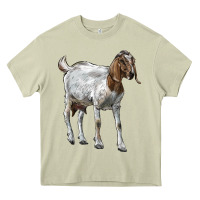 Mossy Boer Goat Heavy Core Tee - LillyAllenDesigns
