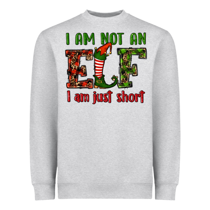 I Am Not An Elf I Am Just Short Christmas Heavyweight Sweatshirt by RanaPortraitStore | Teevron