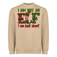 Mushroom i am not an elf i am just short christmas Heavyweight Sweatshirt - RanaPortraitStore