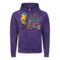 Cloud Purple life is better in a small town Vintage Hoodie - Zillion Design Studio
