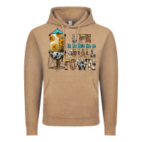 Vintage Coffee life is better in a small town Vintage Hoodie - Zillion Design Studio