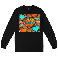 Black teacher hearts Long Sleeve Tee - JahusDesignShop