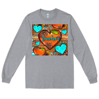 Heather Grey teacher hearts Long Sleeve Tee - JahusDesignShop