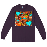 Plum teacher hearts Long Sleeve Tee - JahusDesignShop