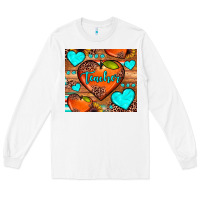 White teacher hearts Long Sleeve Tee - JahusDesignShop