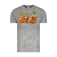Cloud Rock pumpkins coffee cups Vintage Tee - Zillion Design Studio