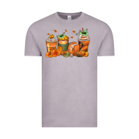 Vintage Zinc pumpkins coffee cups Vintage Tee - Zillion Design Studio