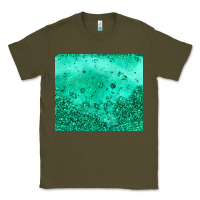 Army Green green glitter Classic Tee - JahusDesignShop