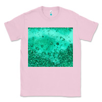 Bubblegum Pink green glitter Classic Tee - JahusDesignShop