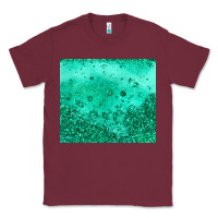 Burgundy green glitter Classic Tee - JahusDesignShop