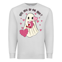 Dove Grey will you be my boo Premium Sweatshirt - MaliasSmallBusiness