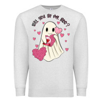 Oatmeal Heather will you be my boo Premium Sweatshirt - MaliasSmallBusiness