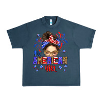 Midnight Navy All American girl Urban Heavy Tee - Neo Western