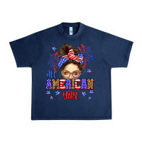 Navy All American girl Urban Heavy Tee - Neo Western