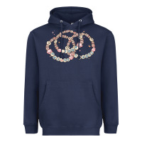 Navy 100 days of school friendship bracelet Heavyweight Hoodie - MaliasSmallBusiness