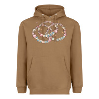 Toasted Coconut 100 days of school friendship bracelet Heavyweight Hoodie - MaliasSmallBusiness