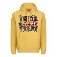 Antique Gold thick and a treat Premium Hoodie - BundleAndBundleShop