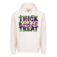Pale Pink thick and a treat Premium Hoodie - BundleAndBundleShop
