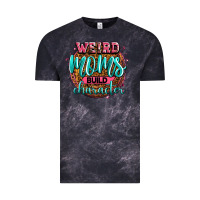 Cloud Black weird moms build character Vintage Tee - Zillion Design Studio